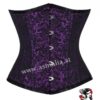 violett Brokat Unterbrust Korsett