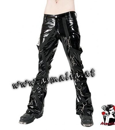 Cross Pants Lacquer Hose von Aderlass Asmalia Gothic Shop