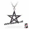 Black Star Kette P775 Pentagramm von Alchemy im Gothic Shop Asmalia