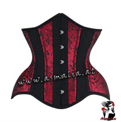 Rotes Korsett Mit Kleid, Sexy Korsett-Kleir Für Fr Produktbild-Vorschau 5