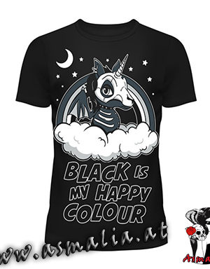 Black Is My Happy Colour Cupcake Cult Asmalia Gothic Shop