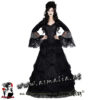 978 - Black Lace medieval gothic skirt by Sinister bodenlanger Rock im Gothic Shop Asmalia