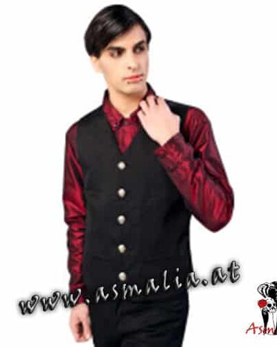 Aderlass Dark Vest Denim im Gothic Shop Asmalia Wien