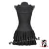 Ärmelloses Hemdkleid mit Rüschen DW955 von Dark in Love im Gothic Shop Asmalia Wien Rückansicht