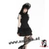 Ärmelloses Hemdkleid mit Rüschen DW955 von Dark in Love im Gothic Shop Asmalia Wien Model seitlich