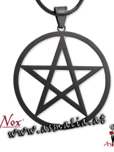 Anhaenger-Plain-Pentagram-Edelstahl-schwarz-SK4105B-etNox-Asmalia-Gothic-Shop