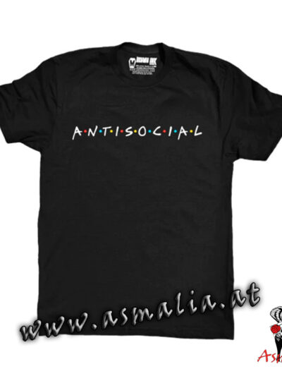 Antisocial TShirt Männer von Akumu Ink im Gothic Shop Asmalia