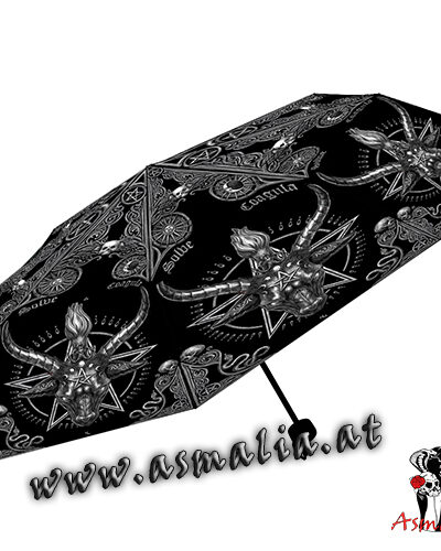 Baphomet Regenschirm von Nemesis Now im Gothic Shop Asmalia Wien