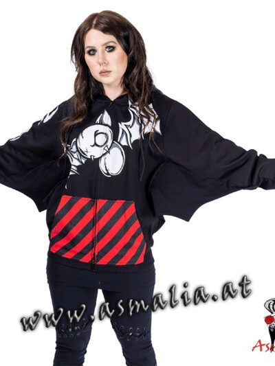 Bat Attack Hoodie von Cupcake Cult im Gothic Shop Asmalia Wien