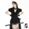 Bluse mit V-Ausschnitt von Dark in Love Vorderansicht