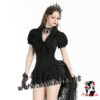 Bluse mit V-Ausschnitt von Dark in Love Seitlich