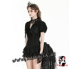 Bluse mit V-Ausschnitt von Dark in Love Seitenansicht