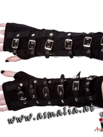 Buckle Armstulpen Armwarmers von Poizen Industries im Gothic Shop Asmalia Wien