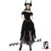 Kleid mit Schwalbenschwanzspitze DW798 von Dark in Love im Gothic Shop Asmalia Wien 3