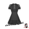 Kurzes Rüschen Kleid Vorderansicht DW870 von Dark in Love im Gothic Shop Asmalia Wien