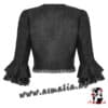 Kurzjacke Brokat BW123 Rückansicht von Dark in Love im Gothic Shop Asmalia Wien