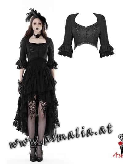 Kurzjacke Brokat BW123 von Dark in Love im Gothic Shop Asmalia Wien