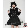 Lolita Wollmantel mit Puppenkragen JW281 von Dark in Love im Gothic Shop Asmalia Wien Vorderansicht