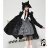 Lolita Wollmantel mit Puppenkragen JW281 von Dark in Love im Gothic Shop Asmalia Wien Bewegung