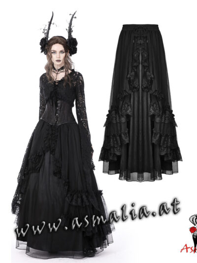 Maxirock KW264 von Dark in Love im Gothic Shop Asmalia Wien