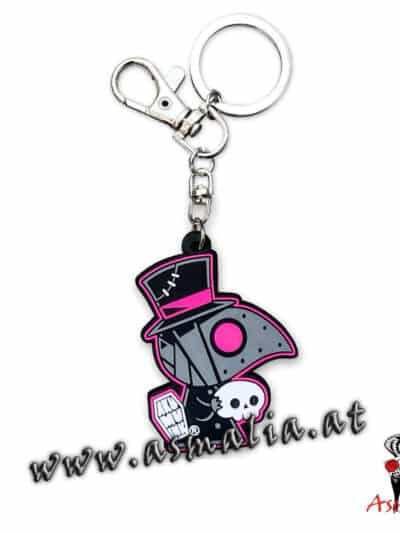 Plague Doctor Keychain Schlüsselanhänger von Akumu Ink im Gothic Shop Asmalia Wien