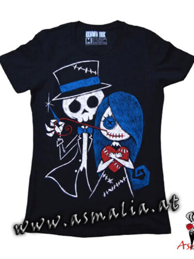 Stitch-Me-a-Smile-Women-Tshirt-von-Akumu-Ink-im-Asmalia-Gothic-Shop-Wien