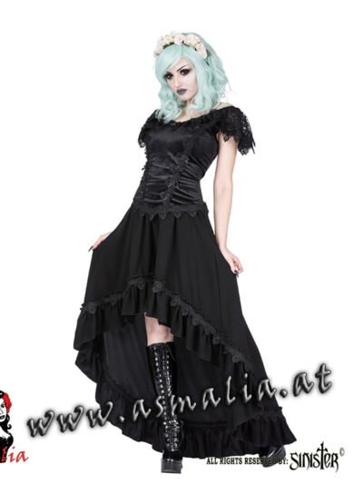 Vokuhila Rock Drillich 1117 von Sinister im Gothic Shop Asmalia Wien