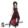 Vokuhila Rock Spitze rot 1018 von Sinister im Gothic Shop Asmalia Wien